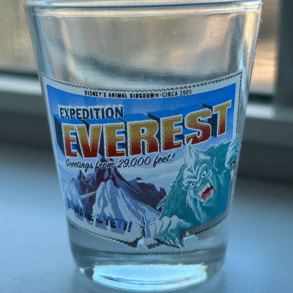 Walt Disney World Animal Kingdom Expedition Everest Yeti Bar Shot Glass FL